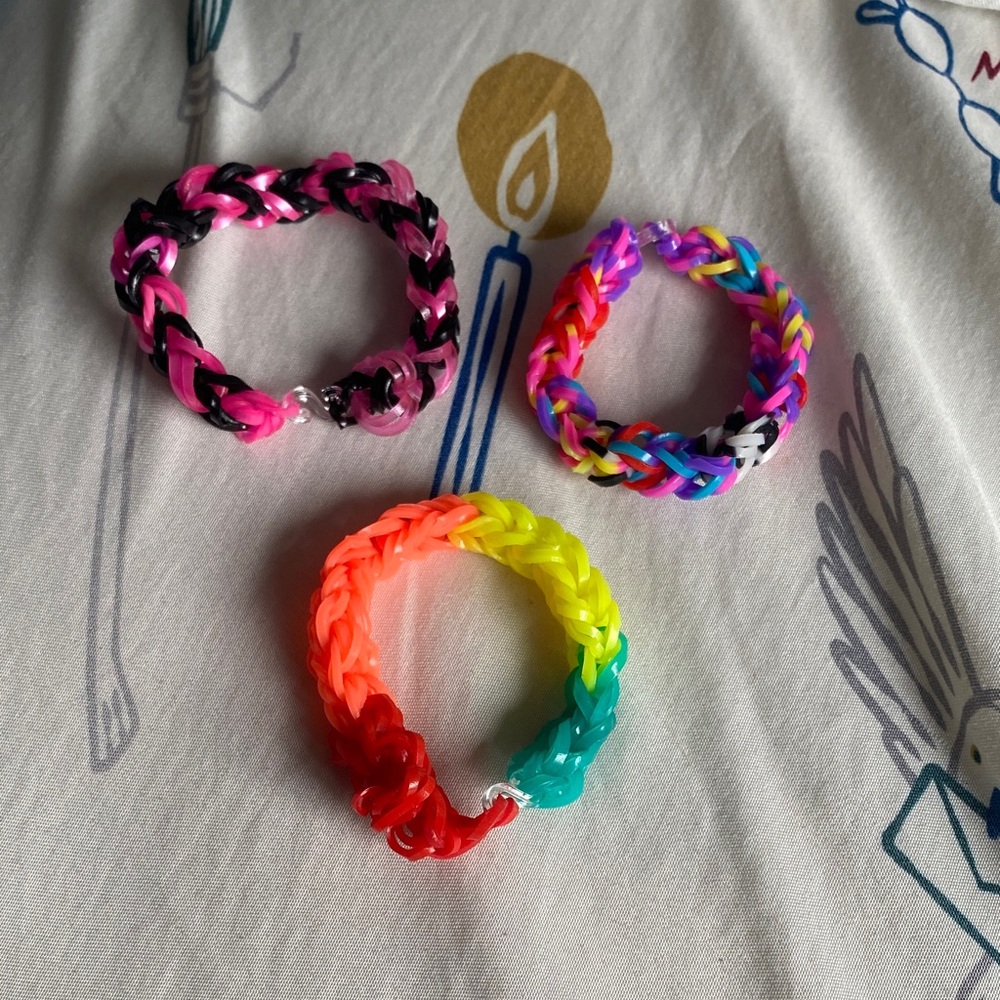 Colorful Kids Braided Bracelets Set
